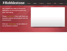 Tablet Screenshot of hobblestoneplastics.com